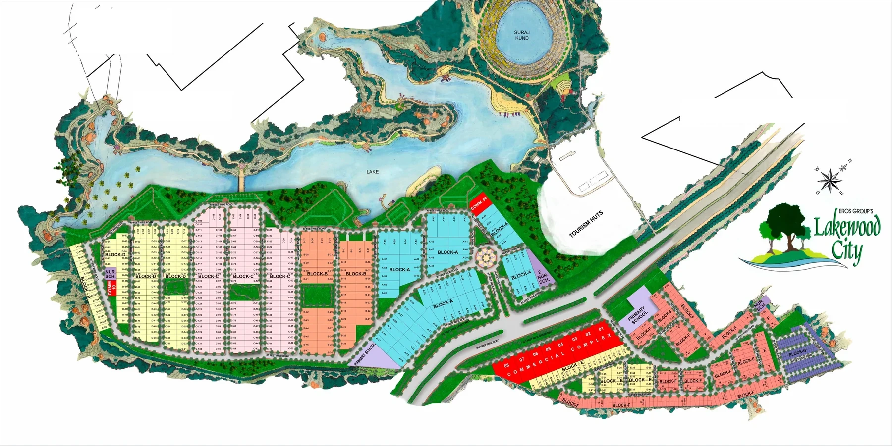 Lakewood City master plan, Faridabad